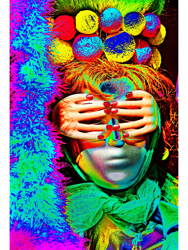 See No Evil - Photography Postcard by Bob Krasner
