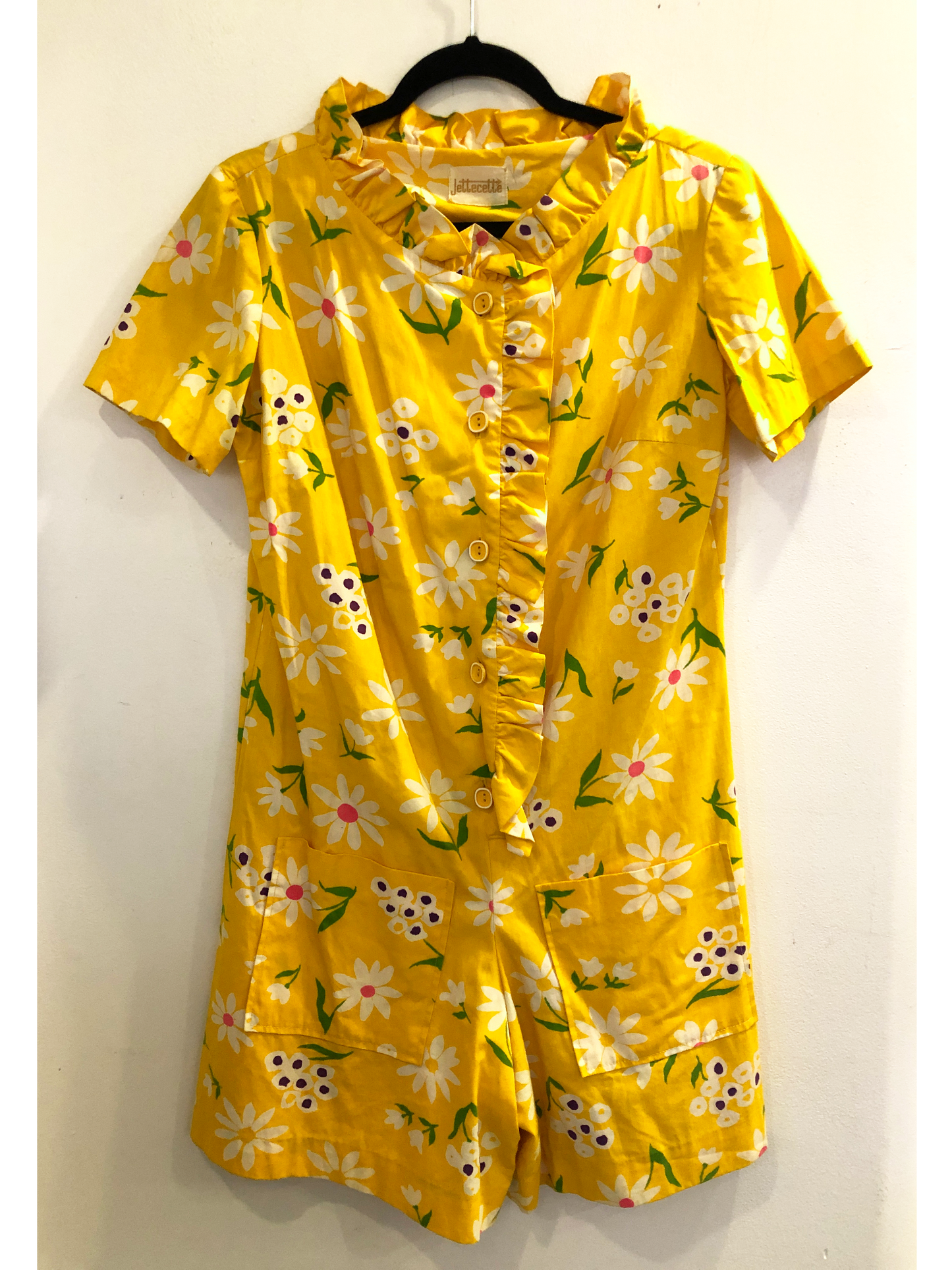Jettesette Yellow Flower Romper