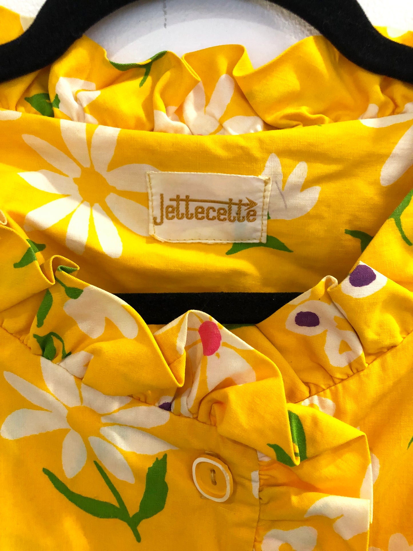 Jettesette Yellow Flower Romper