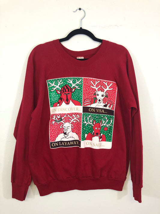 On Discover... On Visa... Holiday Sweatshirt