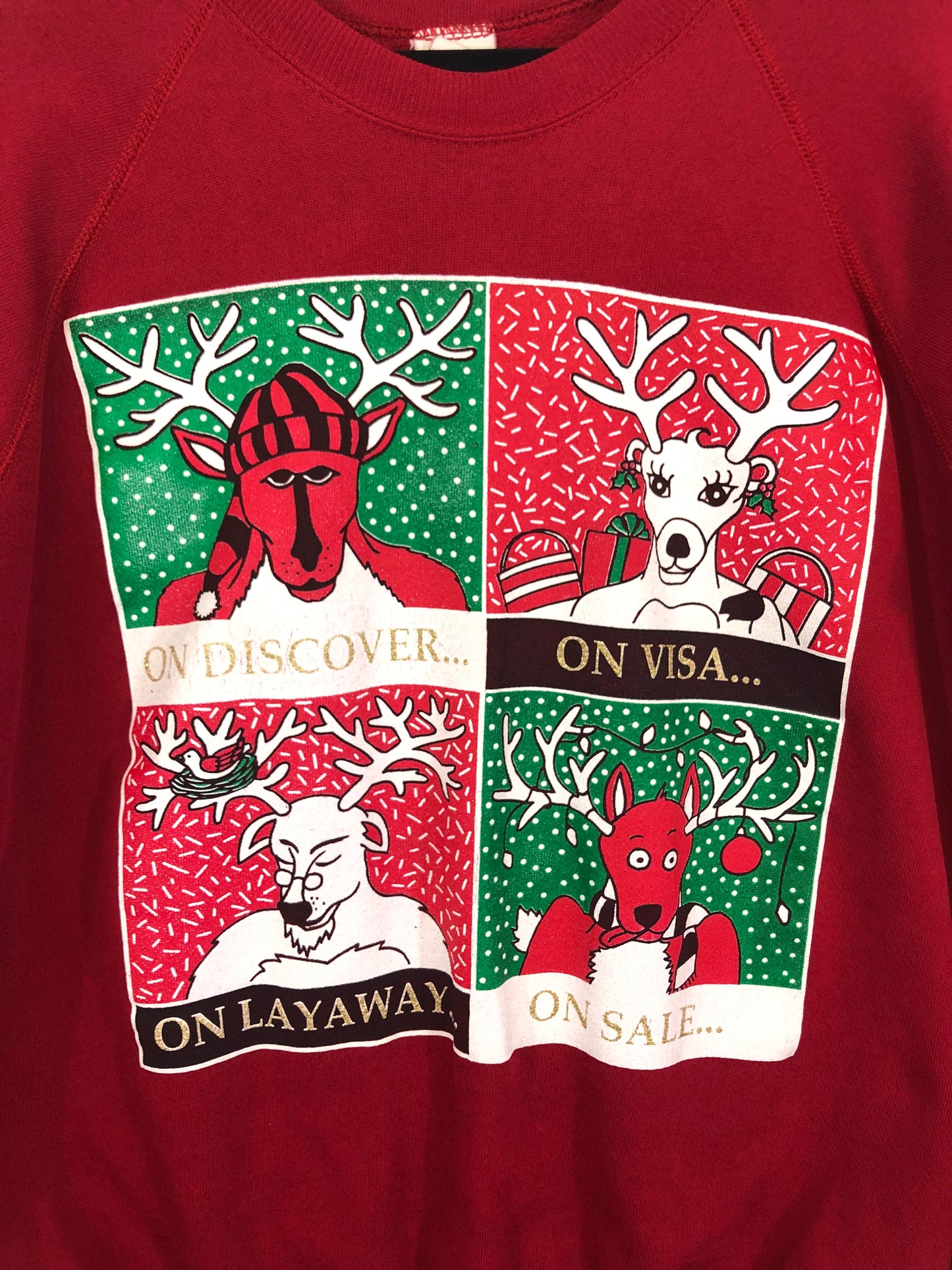 On Discover... On Visa... Holiday Sweatshirt
