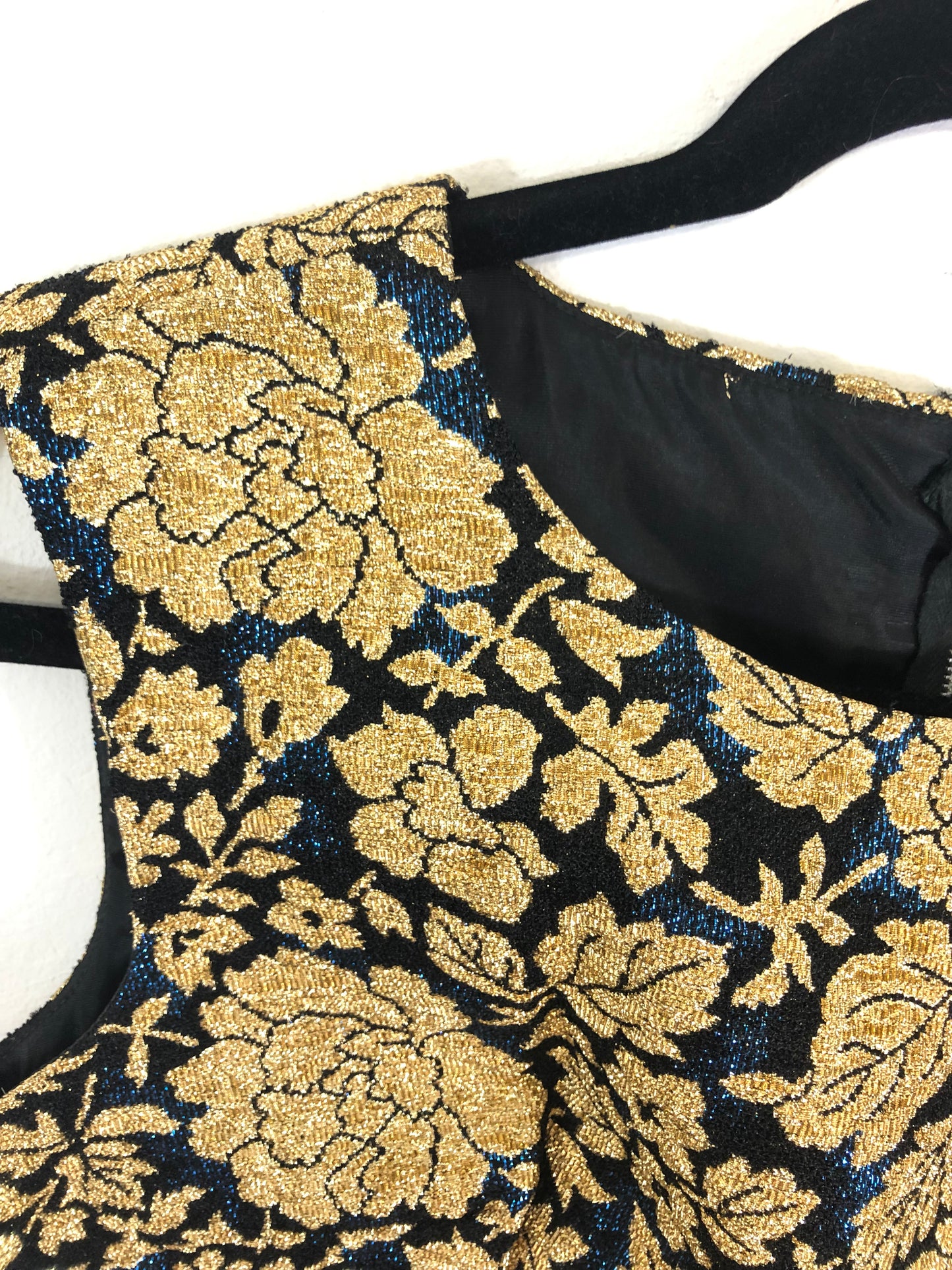 Gold Brocade 60s Top