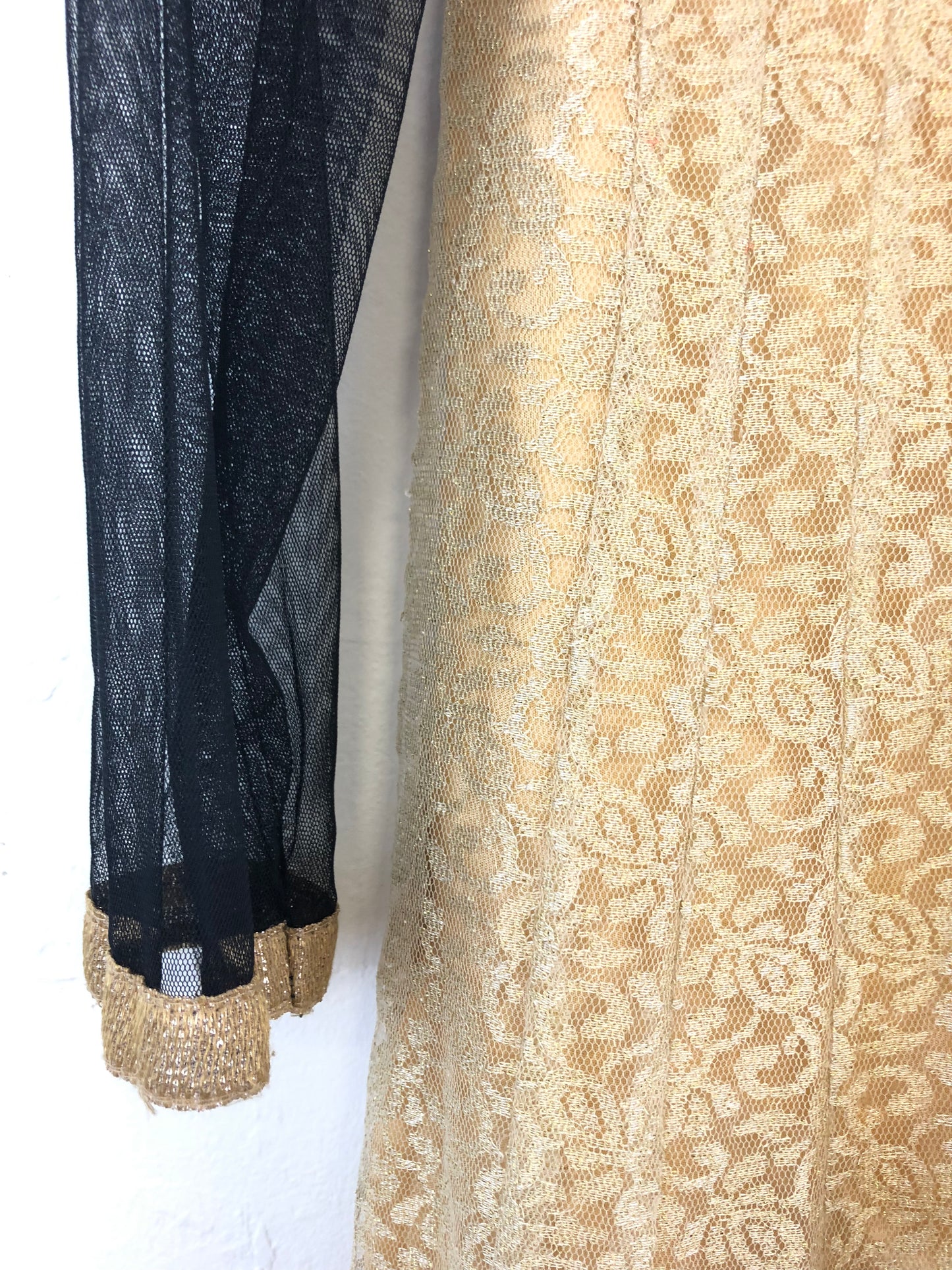 Velvet & Lace 70s Maxi Dress