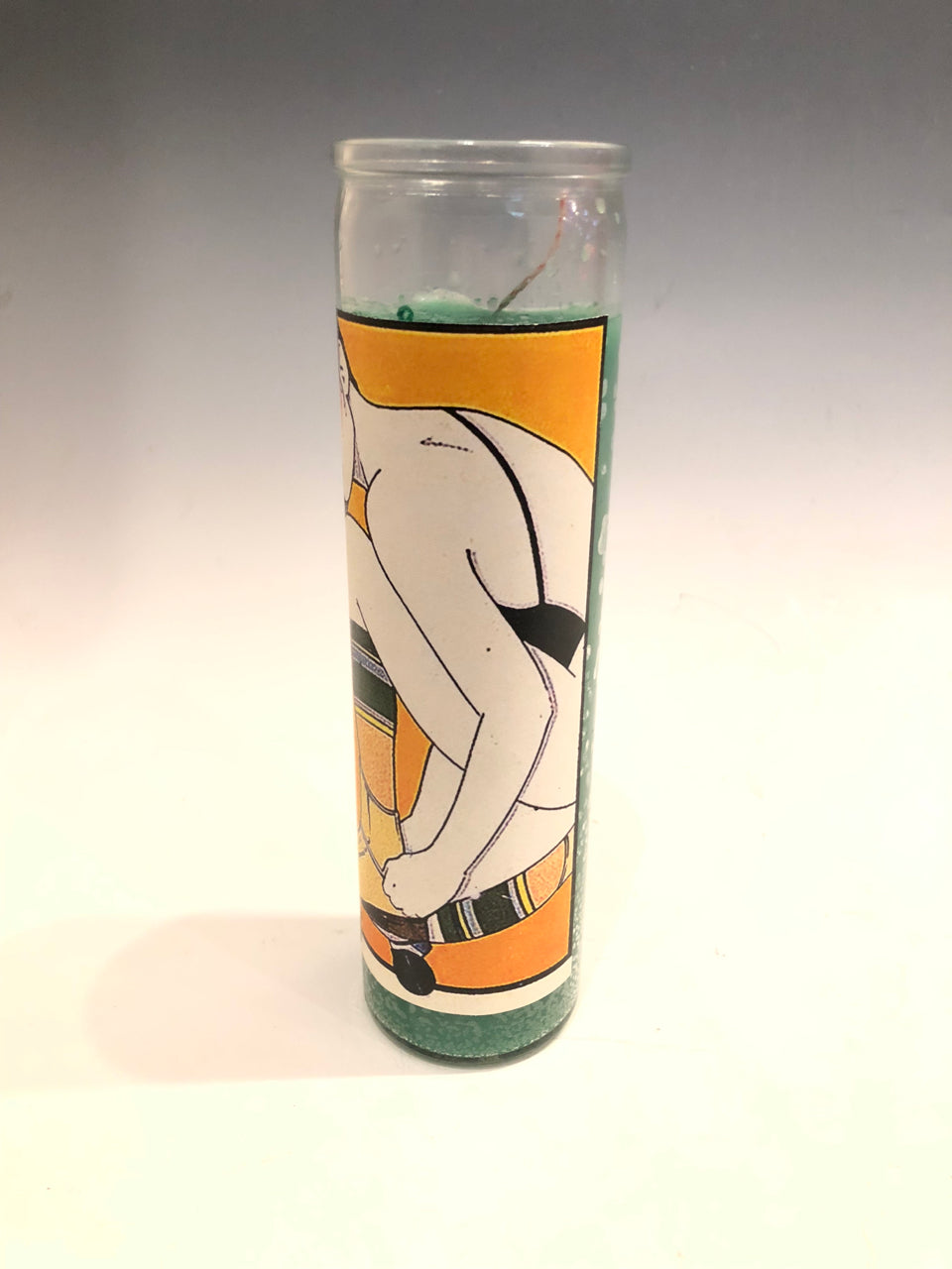 Roller Skate Girl (Patrick Nagel) Prayer Candle