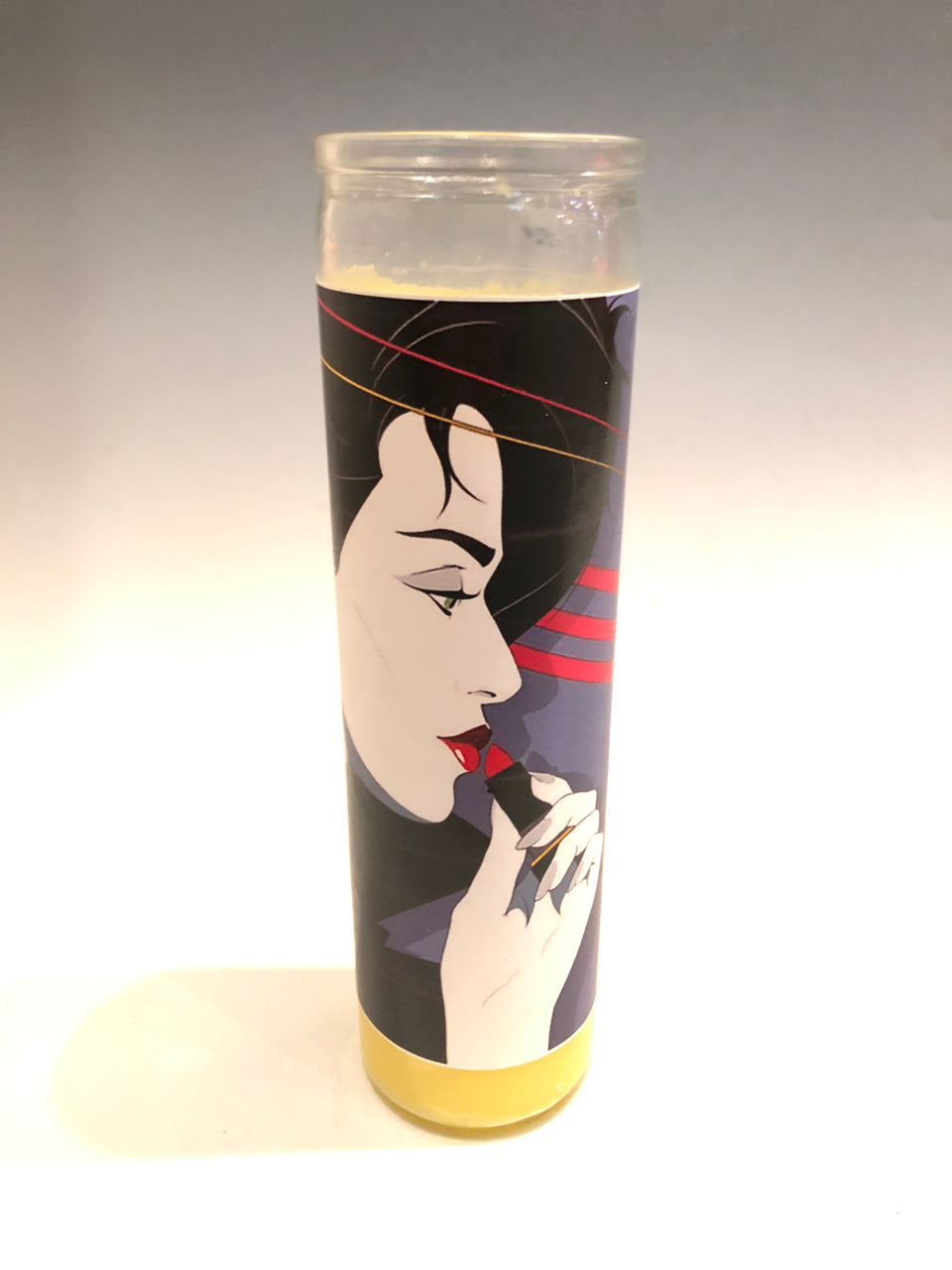 Girl with Lipstick (Patrick Nagel) Prayer Candle