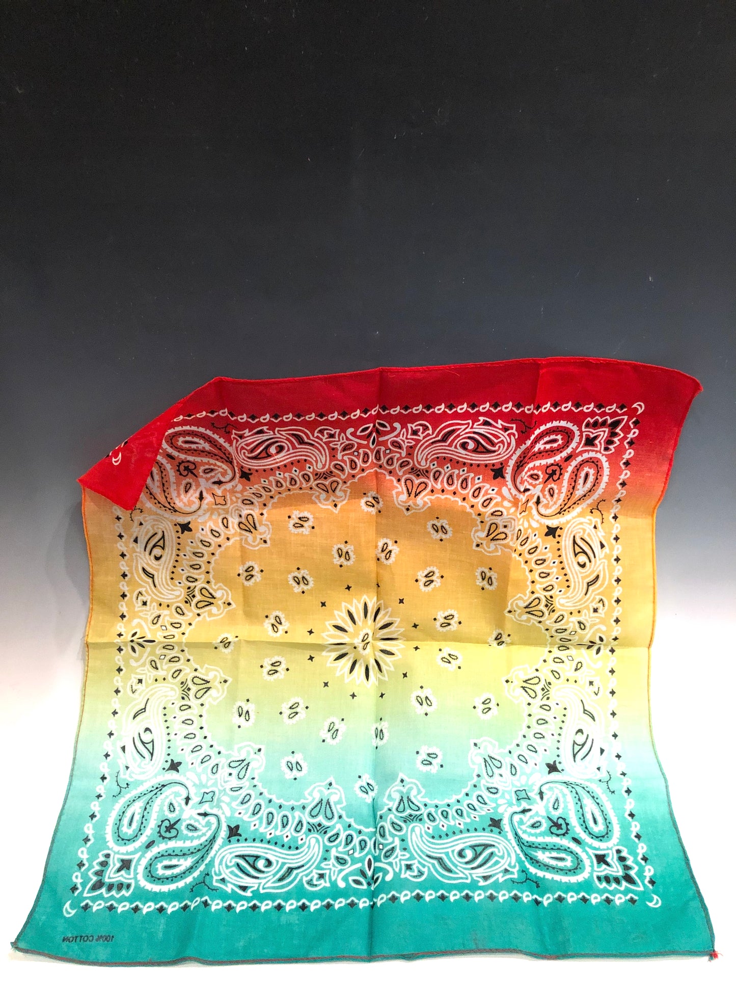 Rainbow Tie-Dye Bandana