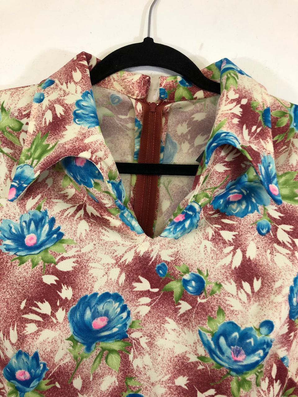 70s Floral Maxi Dress