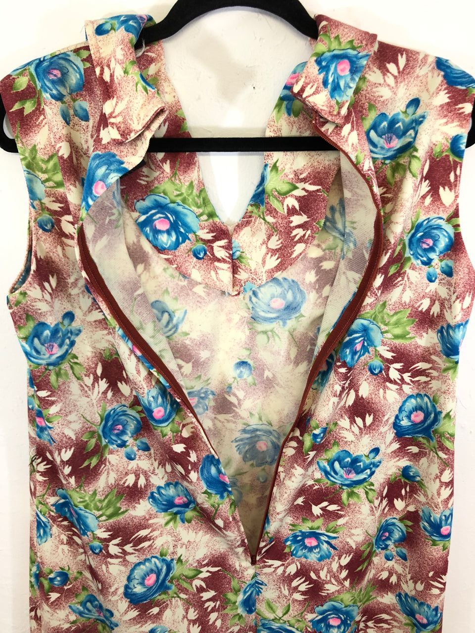 70s Floral Maxi Dress