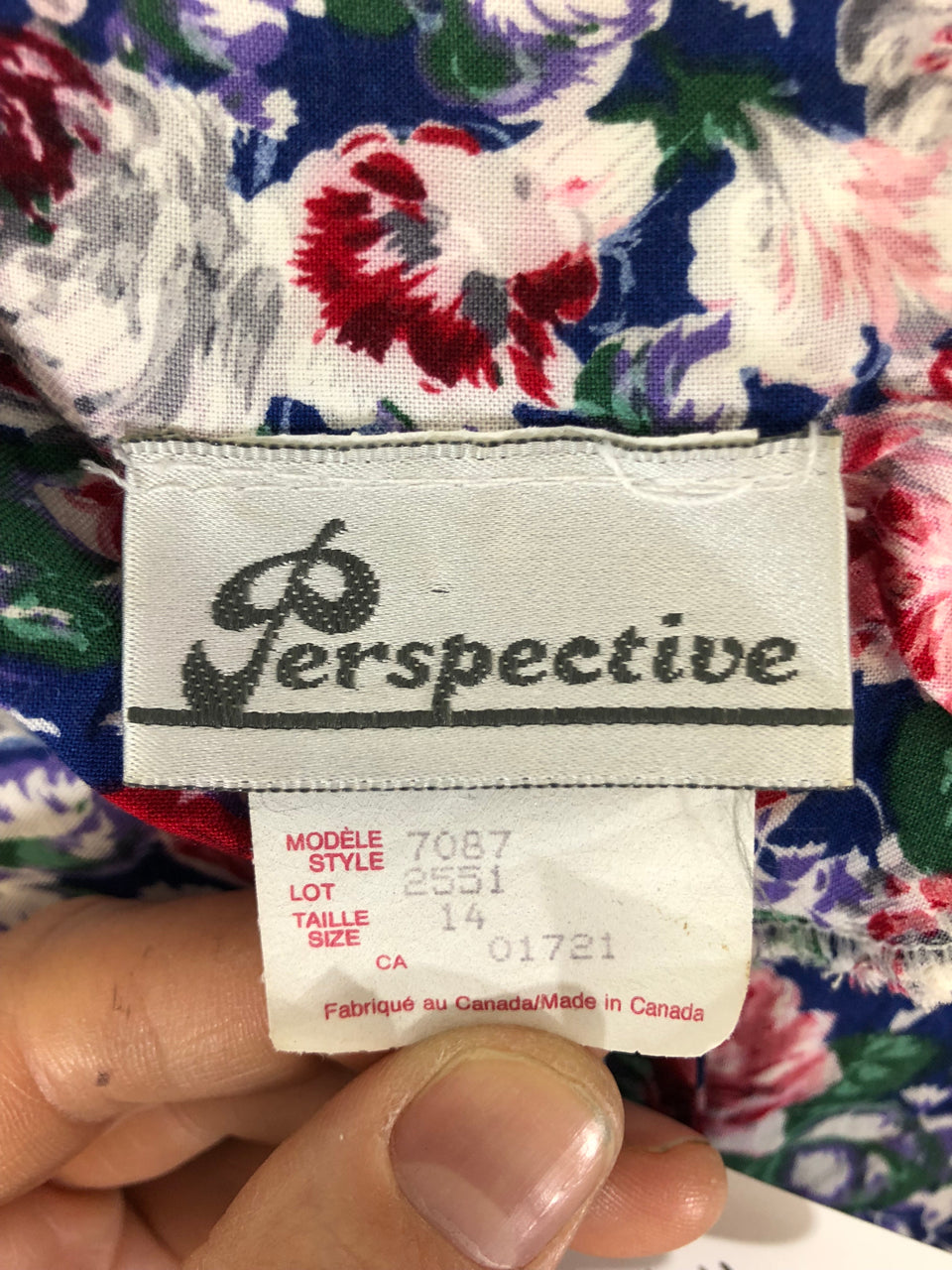 Perspective Belted Floral Dress
