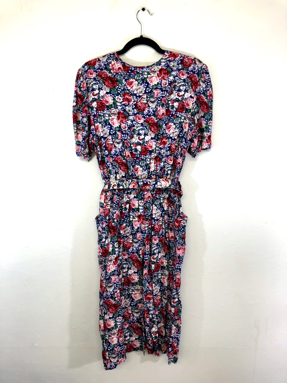 Perspective Belted Floral Dress