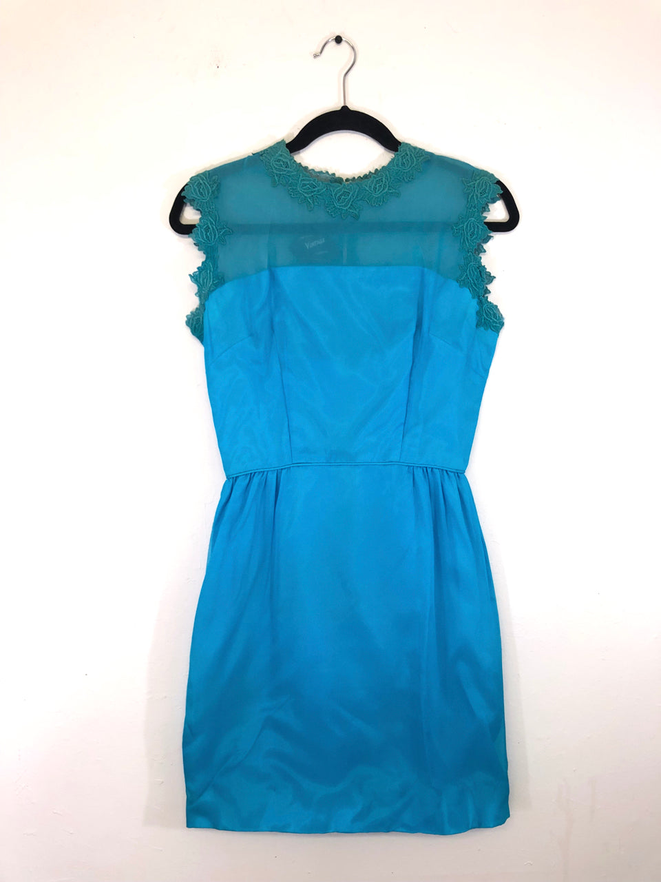 Turquoise Chiffon Dress
