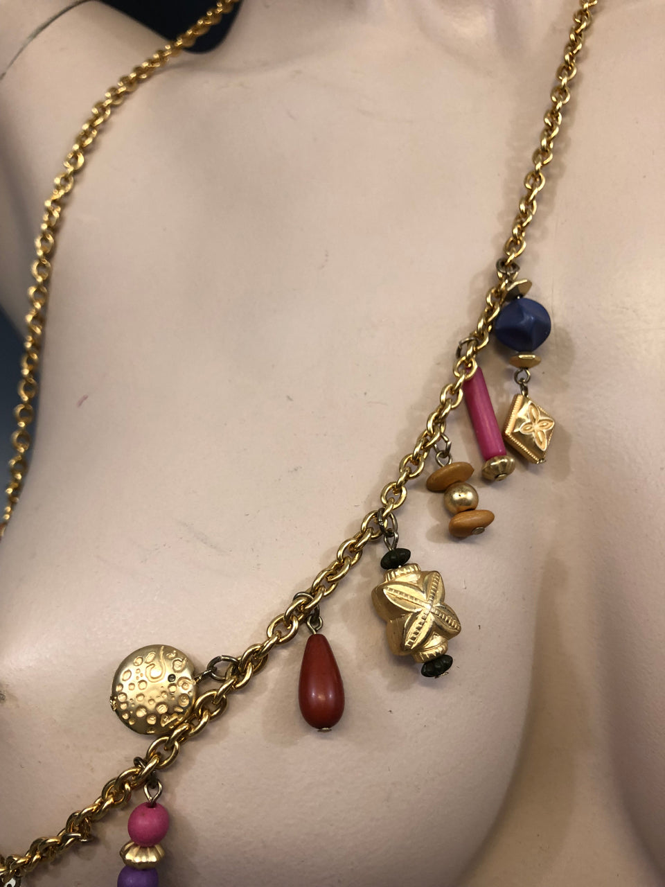 Gold Dangle Necklace