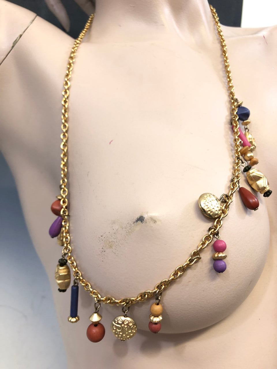 Gold Dangle Necklace