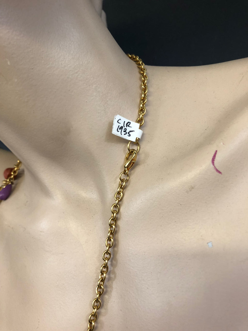 Gold Dangle Necklace