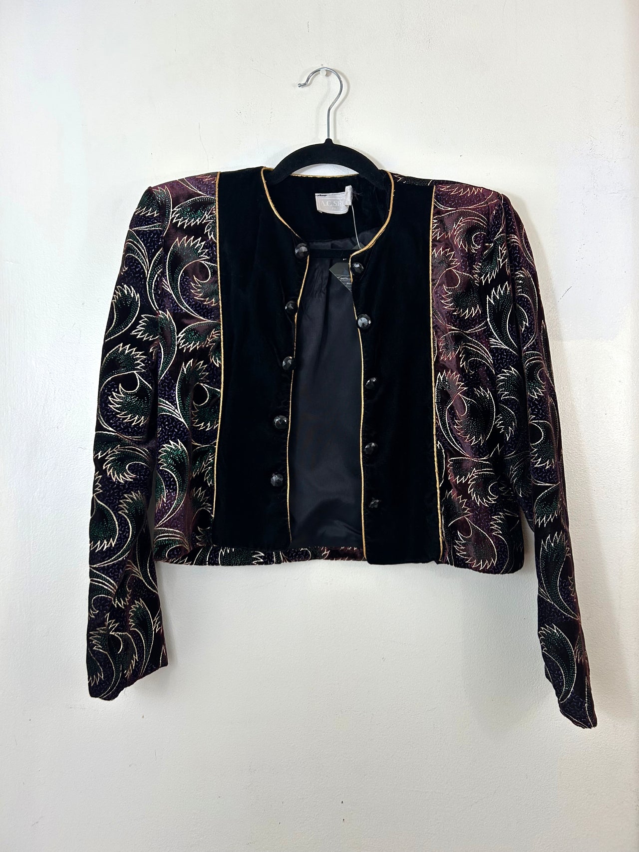 A.C. Sport Petite Velvet Jacket