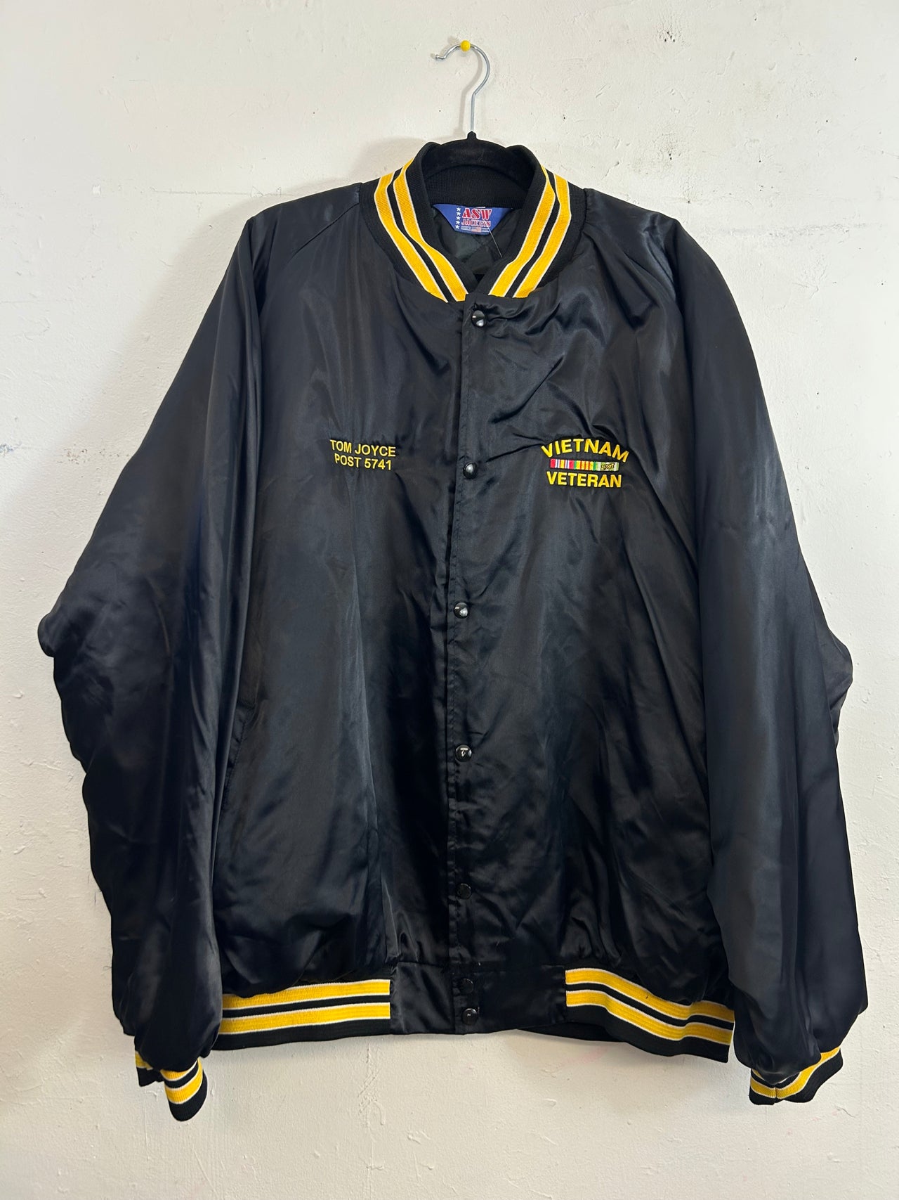 Vietnam Veteran Satin Jacket
