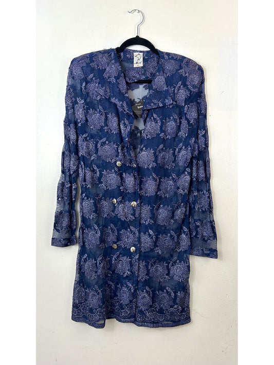 M.A Sheer Shimmer Dress/Jacket