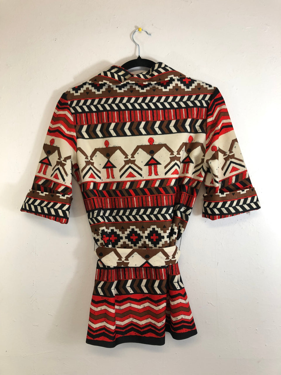 Rawson Square Belted 70s Blouse