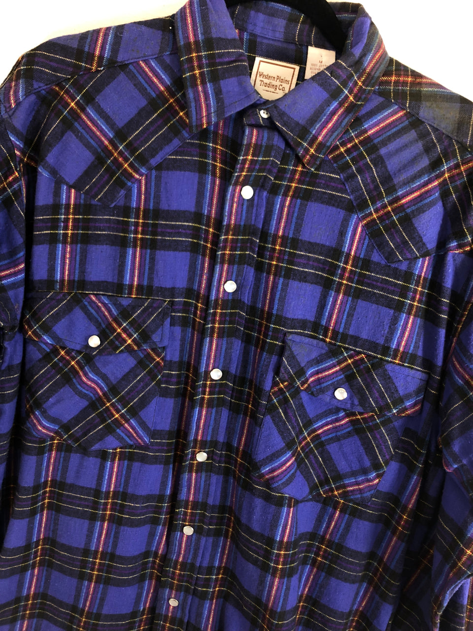 Western Plains Trading Co. Flannel Western Shirt