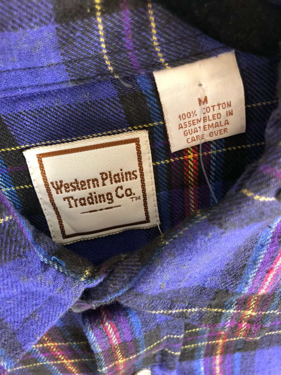 Western Plains Trading Co. Flannel Western Shirt