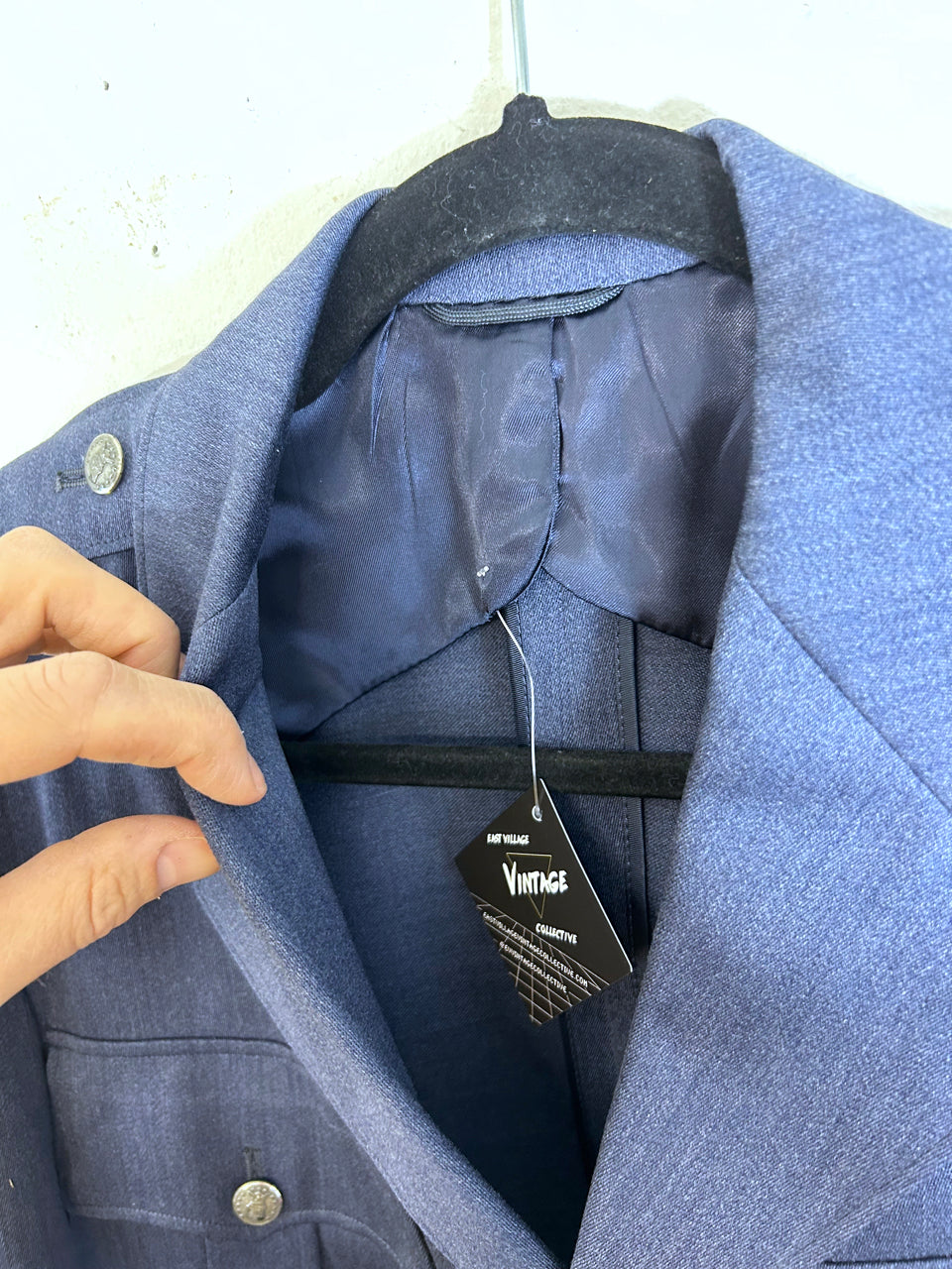 Blue Military Jacket