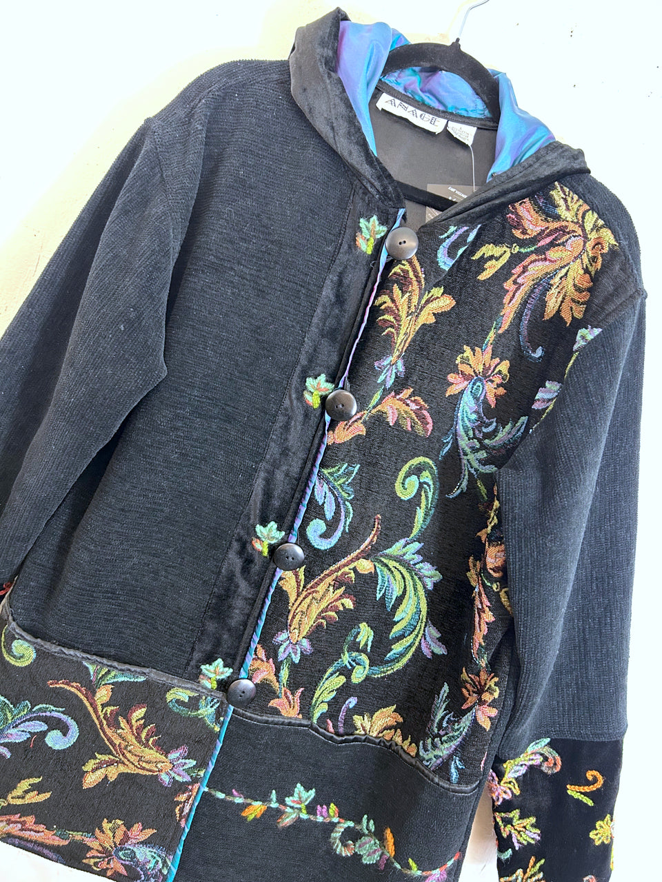 Anage Hooded Tapestry Jacket