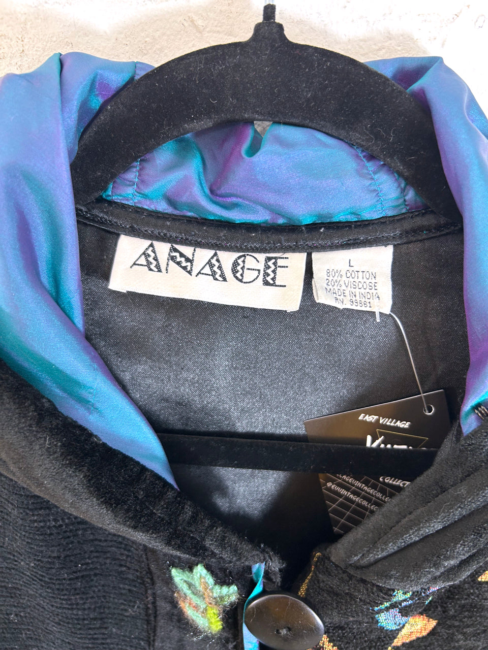 Anage Hooded Tapestry Jacket