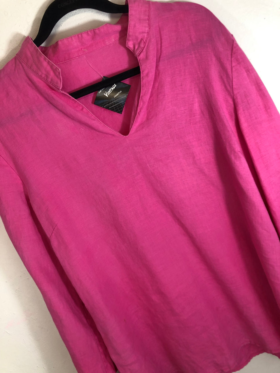 Pink 70s Tunic Top