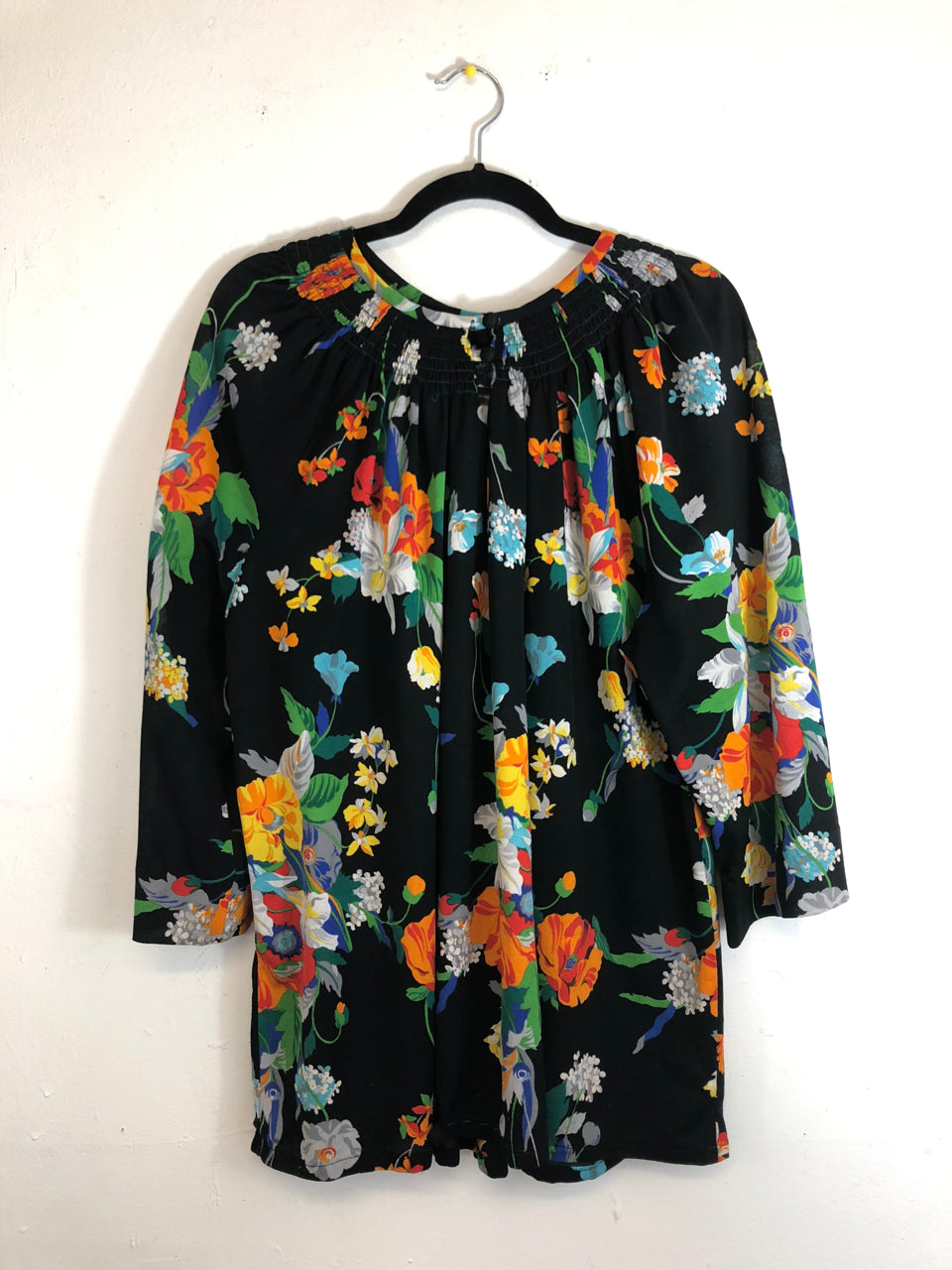 Floral 70s Blouse