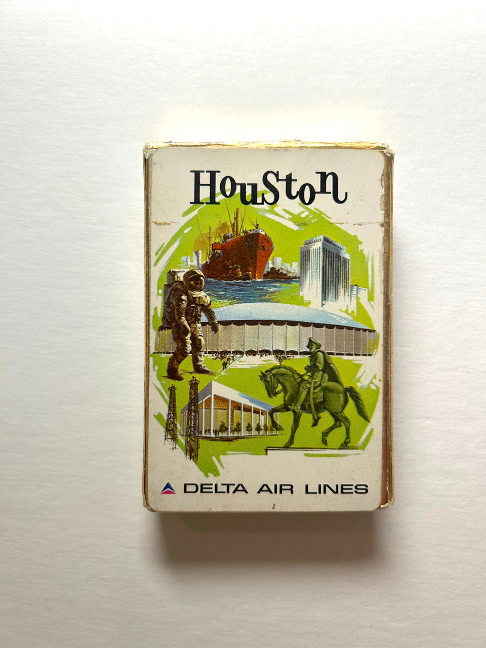 Vintage Delta Airlines Playing Cards - Houston