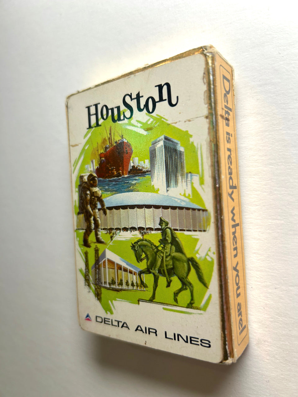Vintage Delta Airlines Playing Cards - Houston