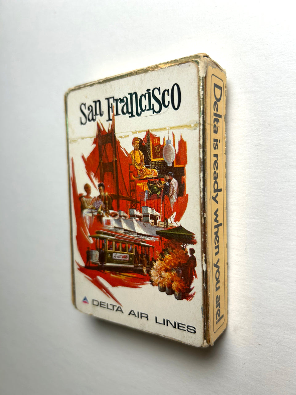 Vintage Delta Airlines Playing Cards - San Francisco