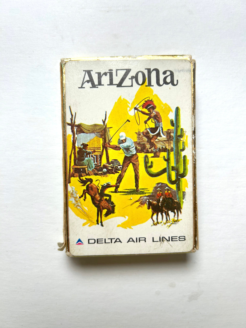 Vintage Delta Airlines Playing Cards - Arizona