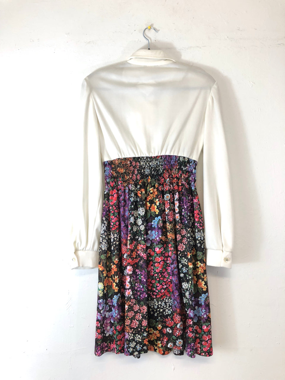 Floral 70s Mini Dress