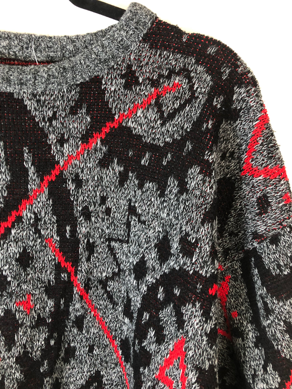 Abstract Paisley 80s Sweater