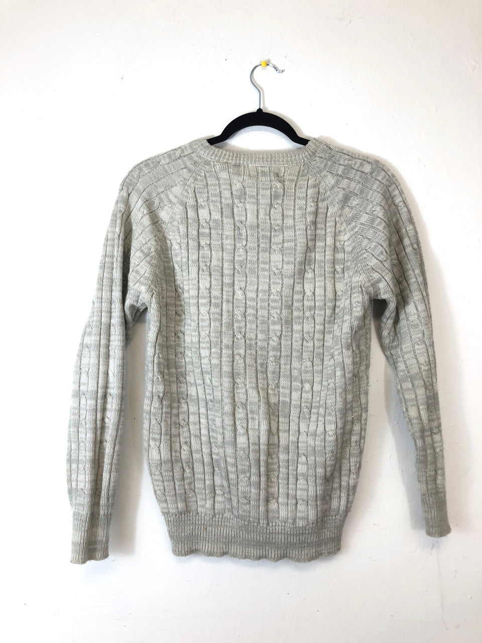 Northern Isles Knit Ribbed V Neck Sweater East Village Vintage Collective