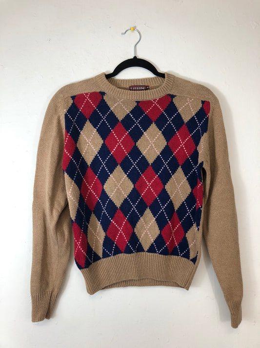 G. Pellini Argyle Sweater