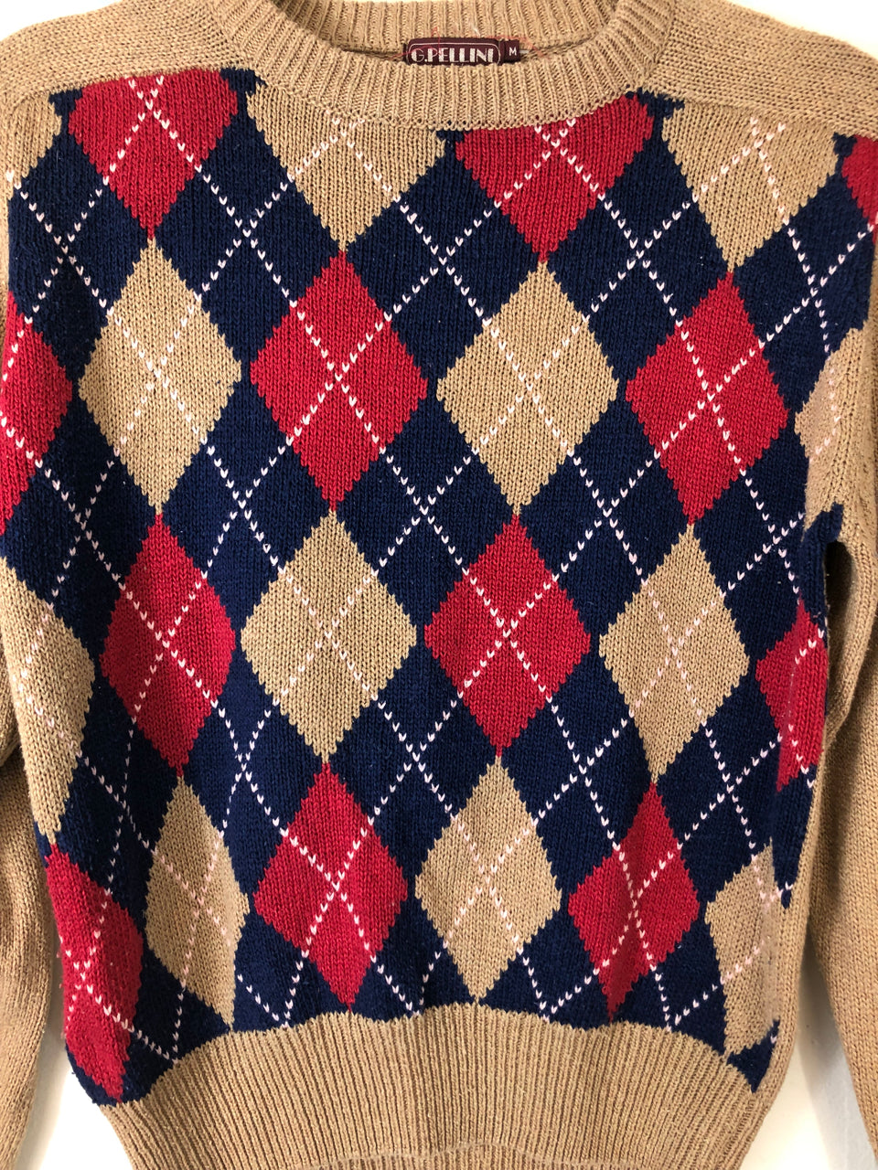 G. Pellini Argyle Sweater