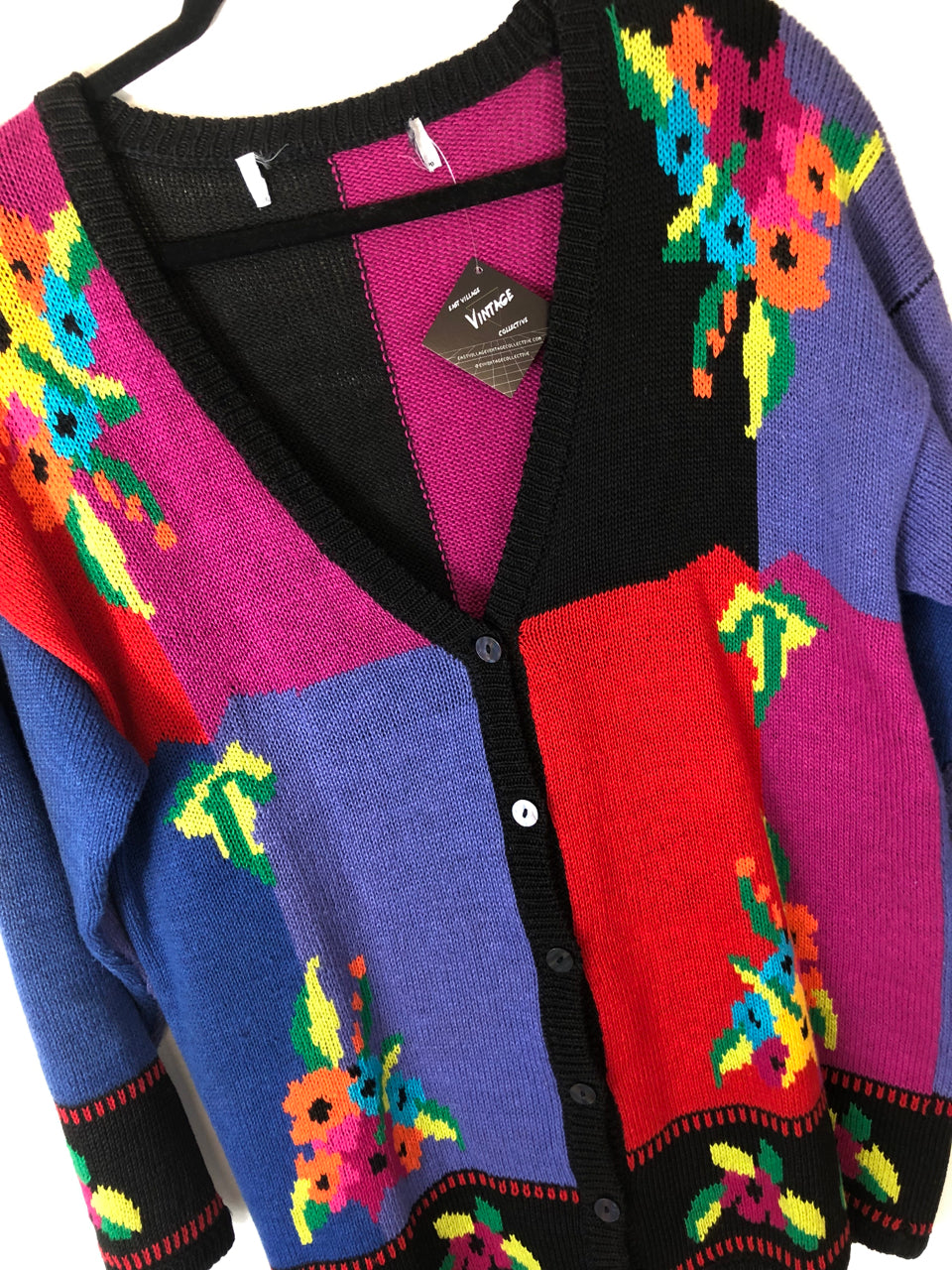 Colorblock Cardigan Sweater