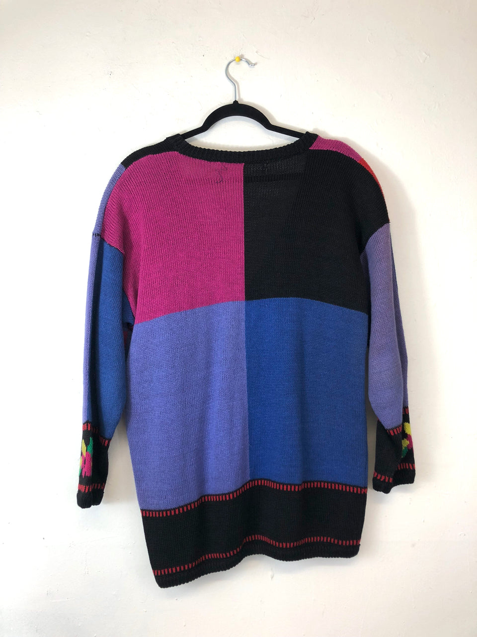 Colorblock Cardigan Sweater