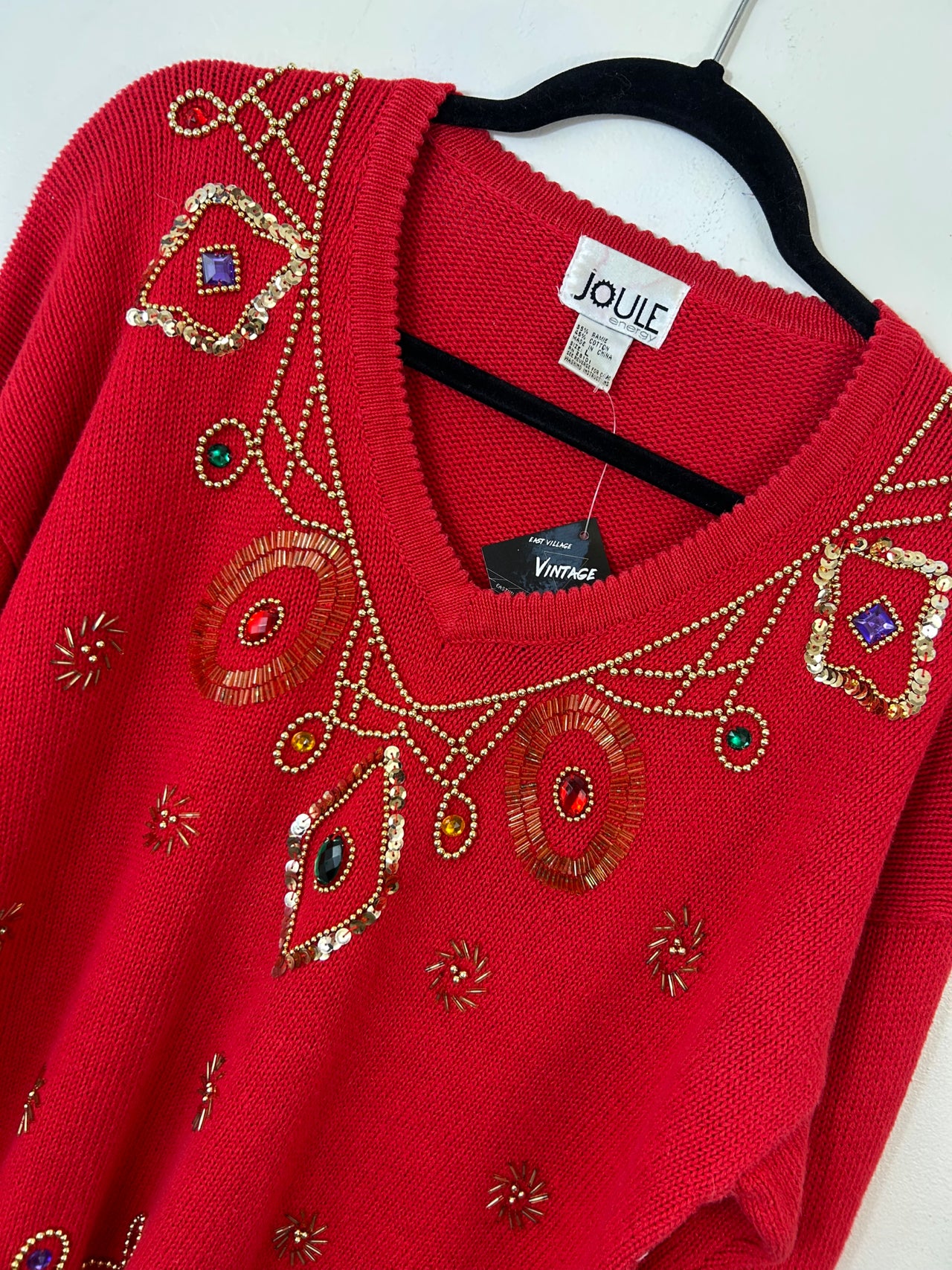 Joule Energy Beaded/Sequined Sweater