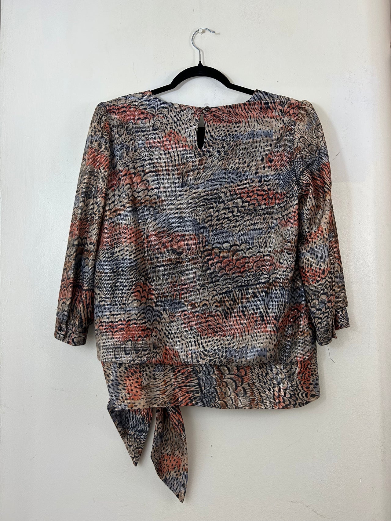 Three R's Metallic Blouse