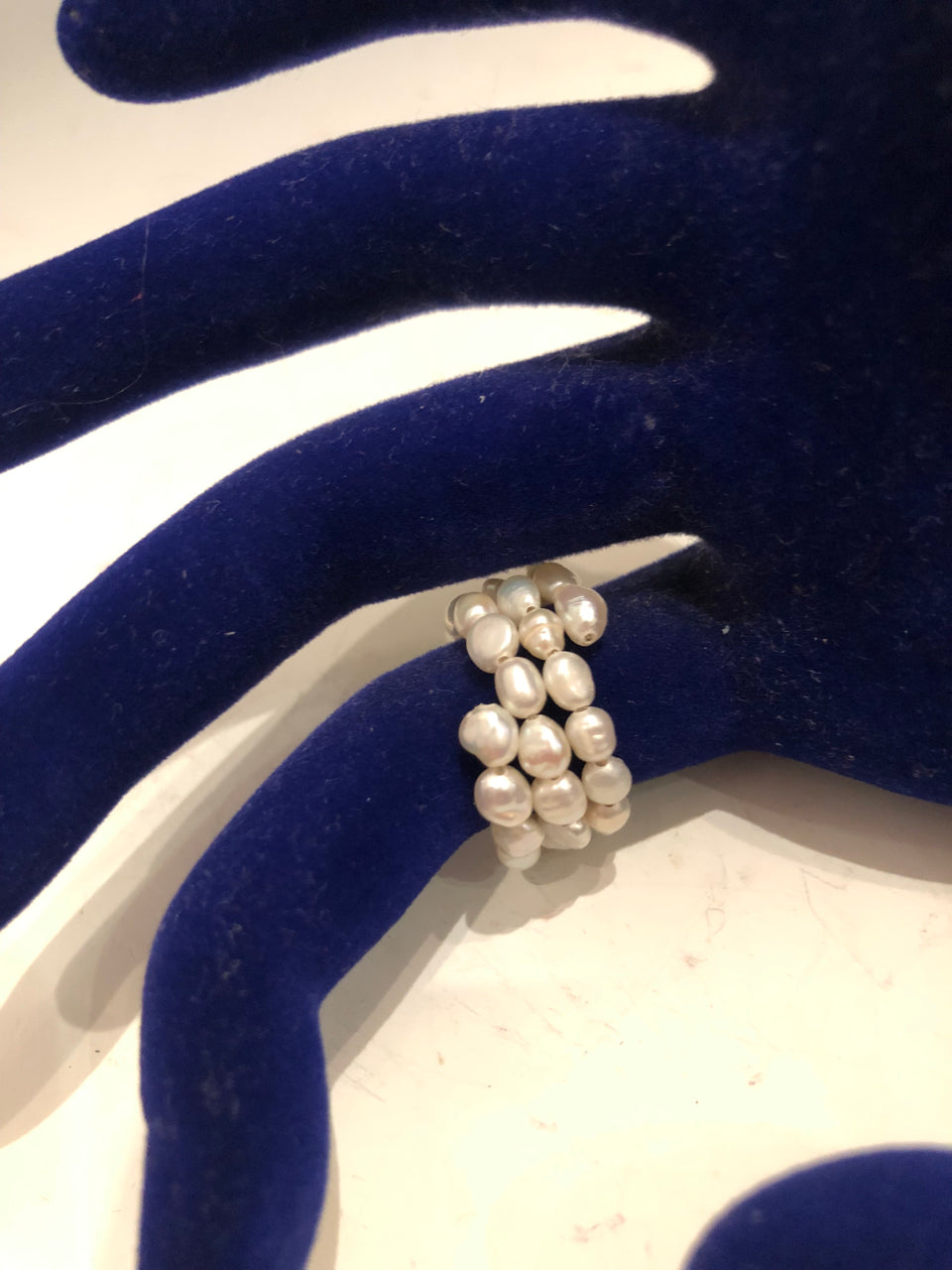 Pearl String Ring