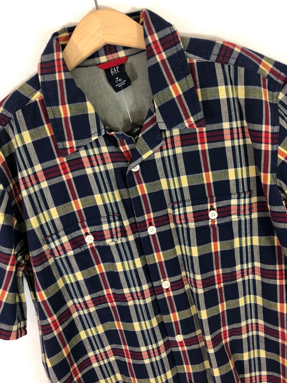 Kids' Gap Plaid Short-Sleeved Shirt