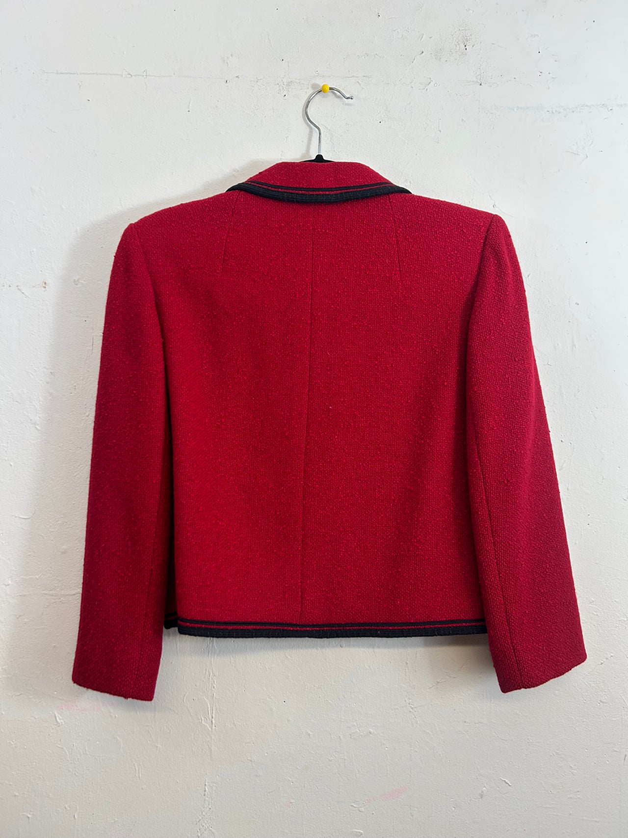Brookville By Whitley Red Jacket with Black Trim