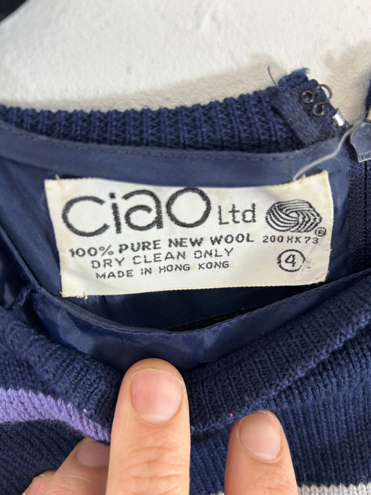 Ciao Wool Belted Dress