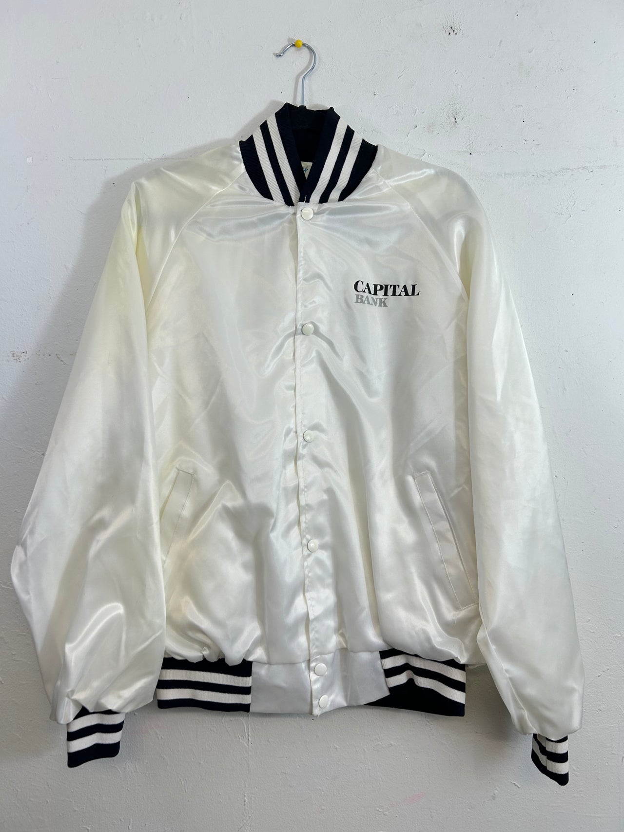 Capital Bank White Satin Jacket