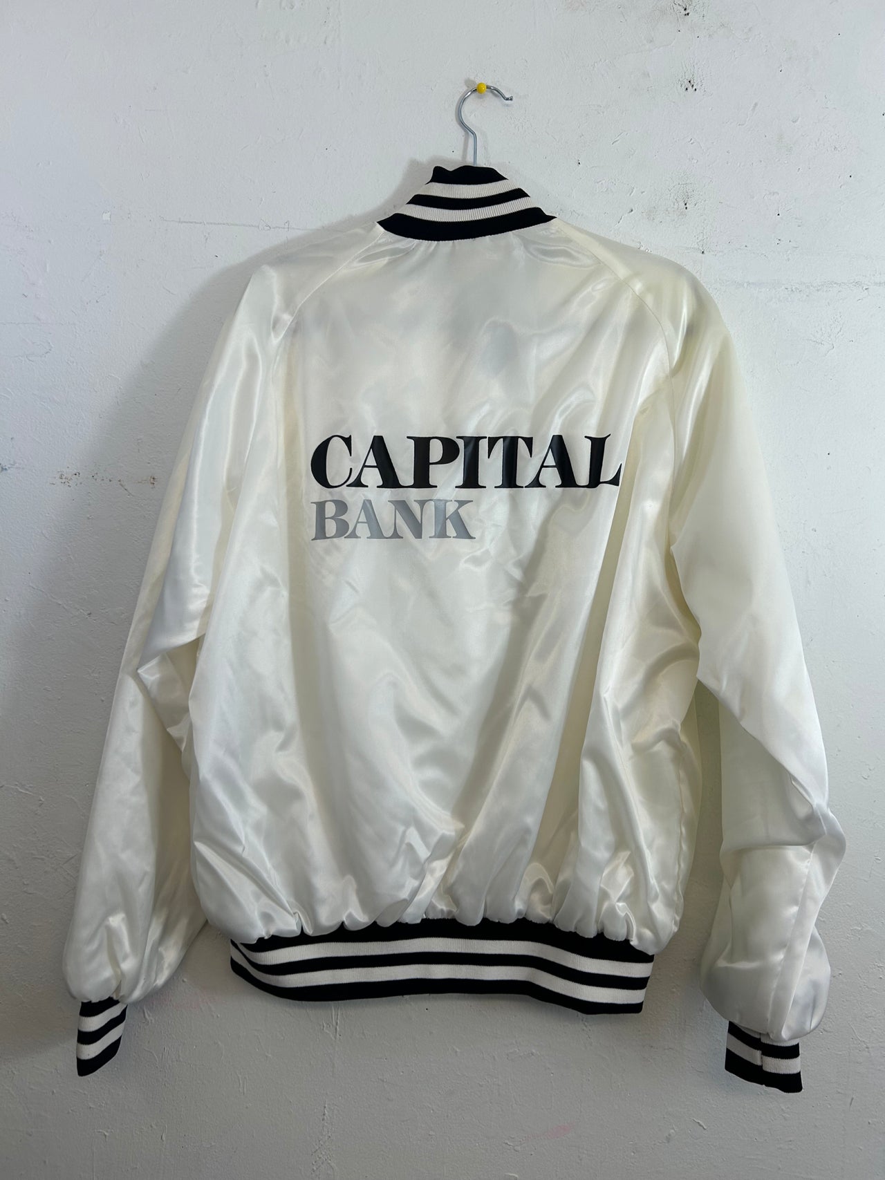 Capital Bank White Satin Jacket