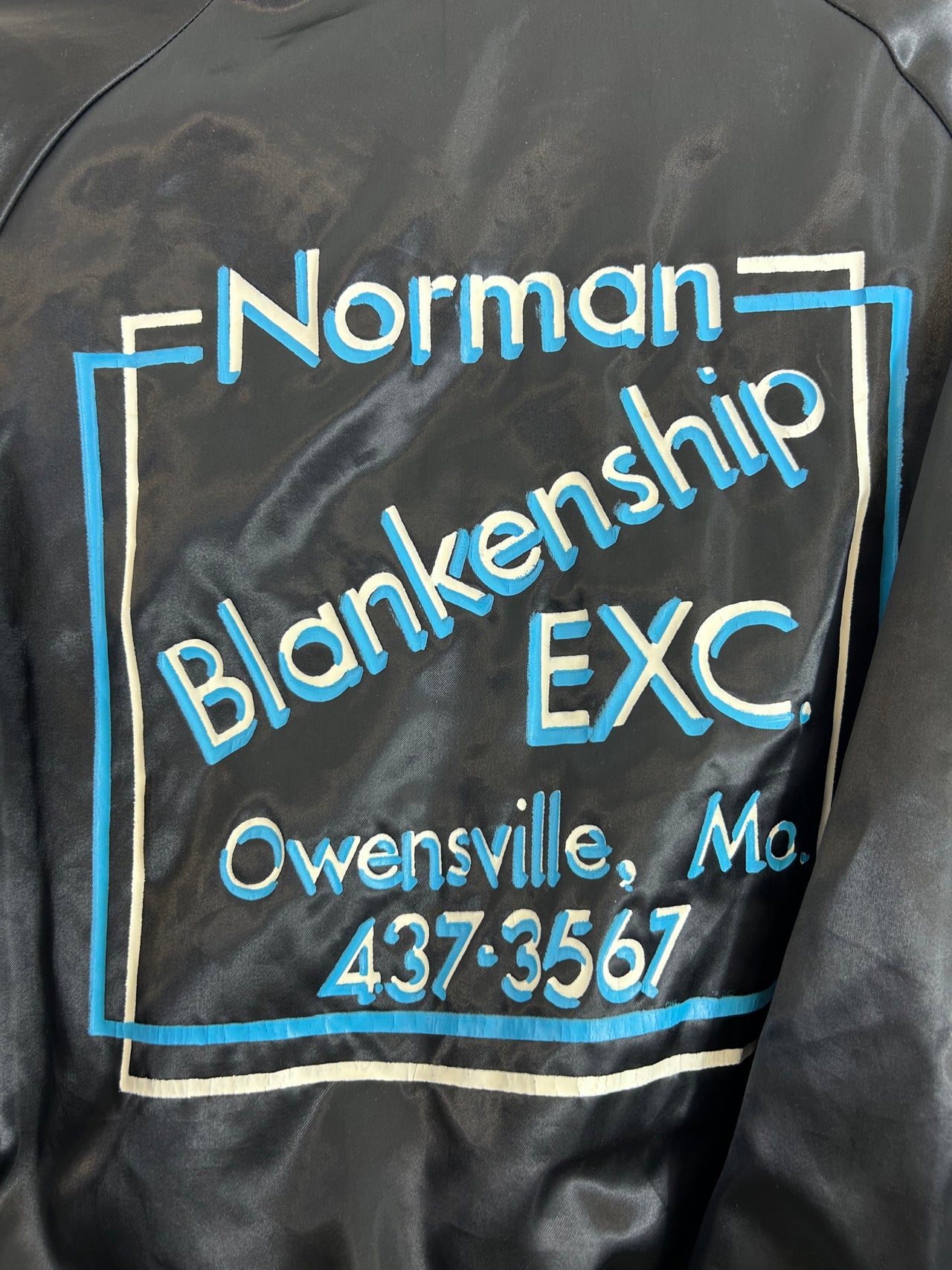 Norman Blankenship "Robyn" Satin Jacket