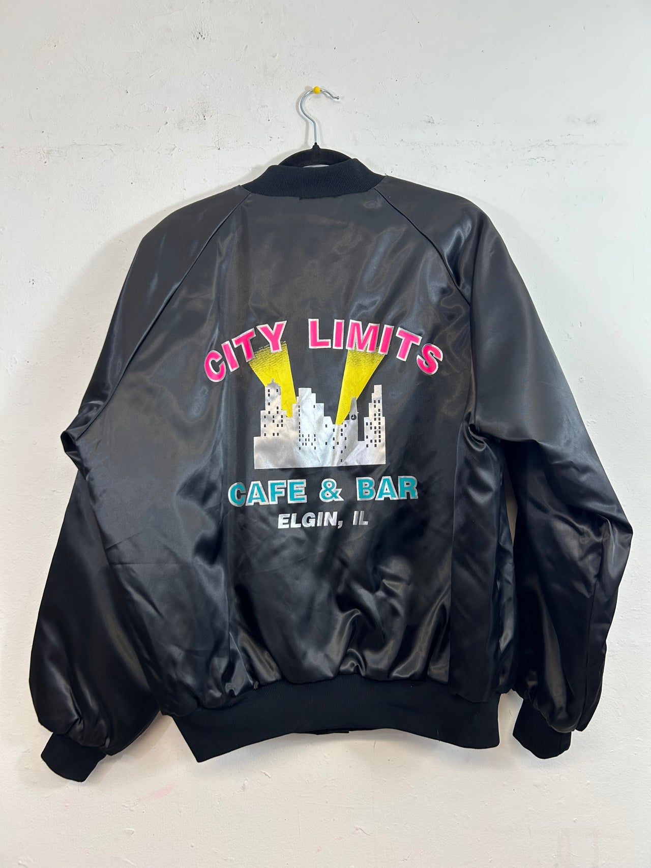 City Limits Cafe & Bar Elgin, IL "April" Satin Jacket
